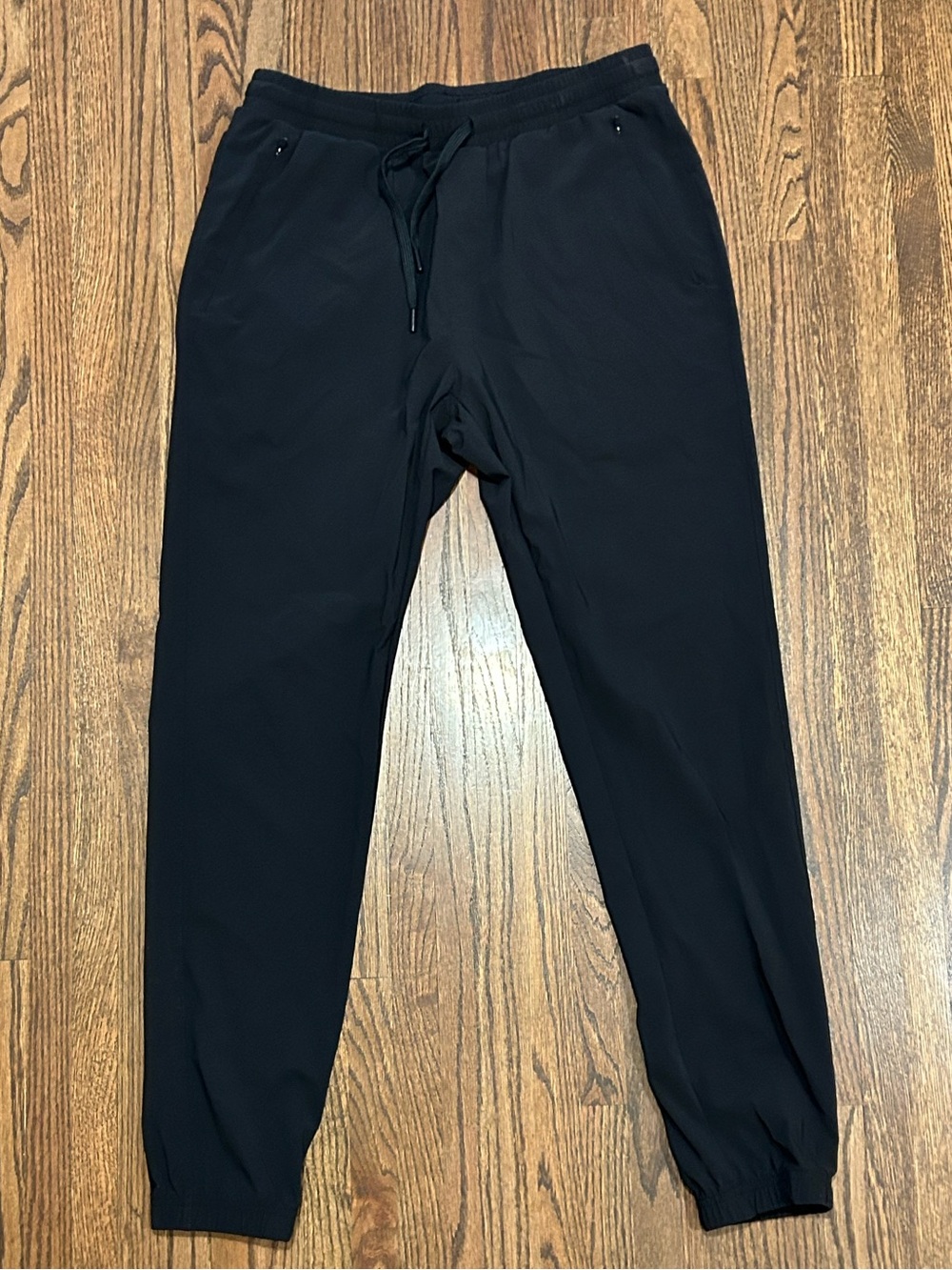 UNRL Black Performance Joggers Men’s Medium Zip Pocket Athletic Pants